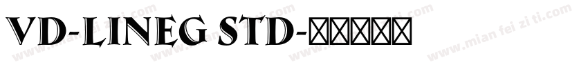 VD-lineg Std字体转换